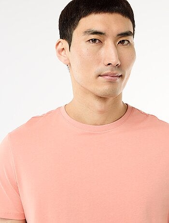 T-shirt droit en jersey uni