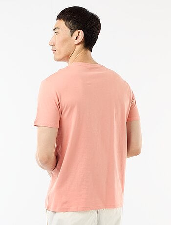 T-shirt droit en jersey uni