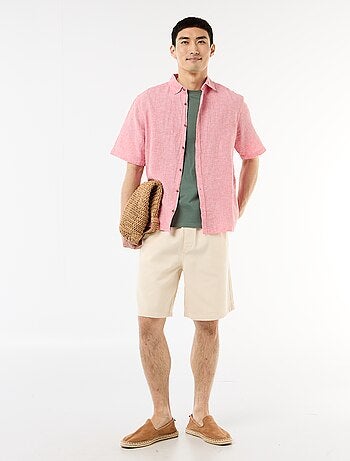 T-shirt droit en jersey uni