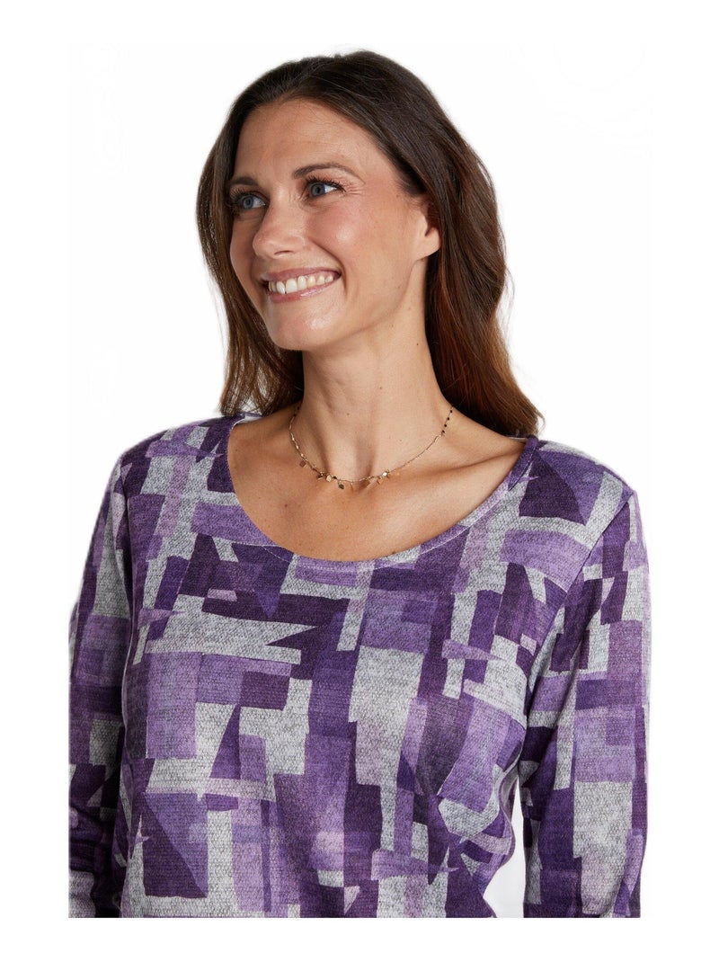 T-shirt droit imprimé graphique Rouge - Kiabi