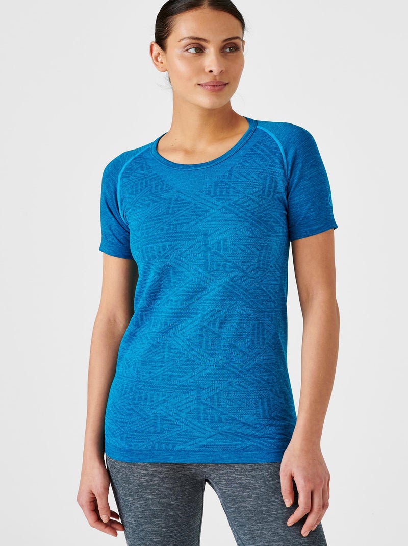 T-shirt Dynamic Climatyl femme - DamartSport Bleu - Kiabi