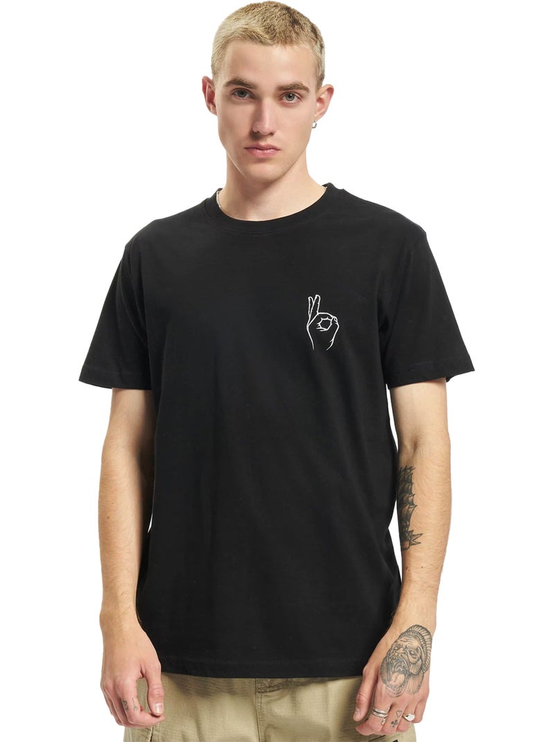 T-shirt easy sign - mister tee Noir - Kiabi