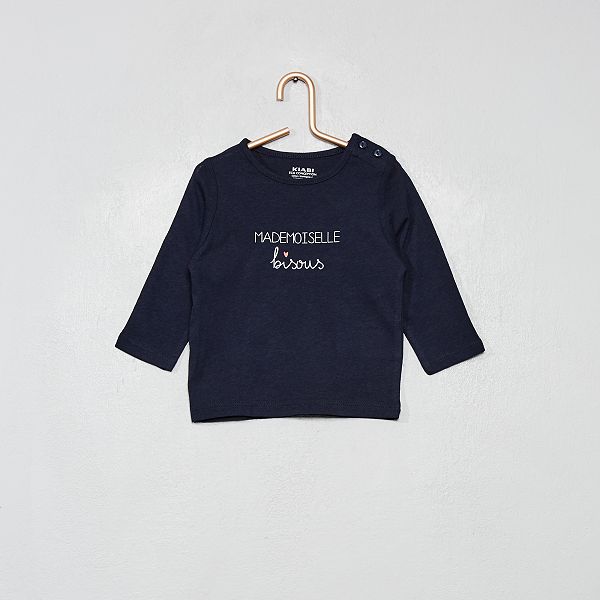 tee shirt fille bleu