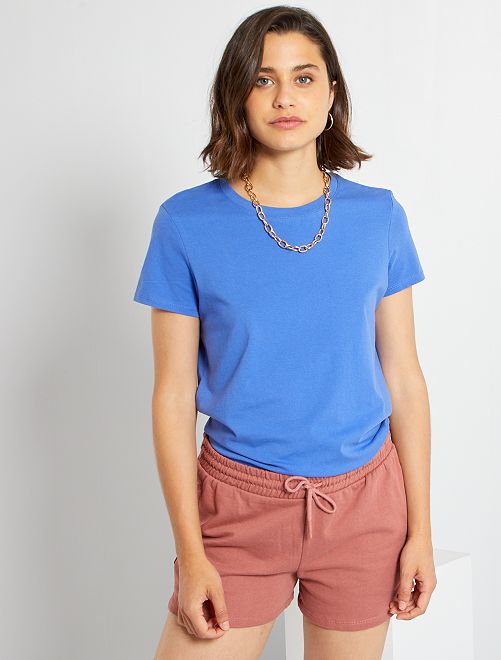 T-shirt éco-conçu                                                                                                                                                                                                                                                                                                     bleu 
