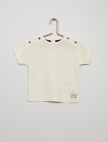 T-shirt éco-conçu en nid d'abeille