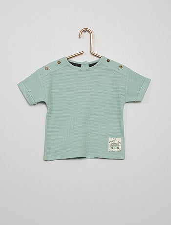 T-shirt éco-conçu en nid d'abeille