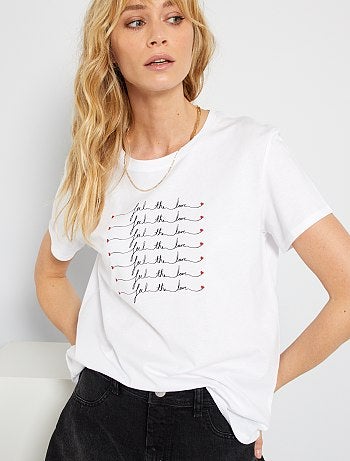 T-shirt éco-conçu 'coeurs'