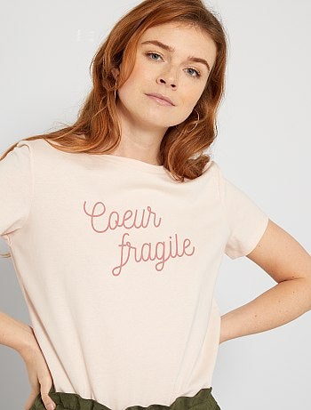 T-shirt éco-conçu 'coeurs'