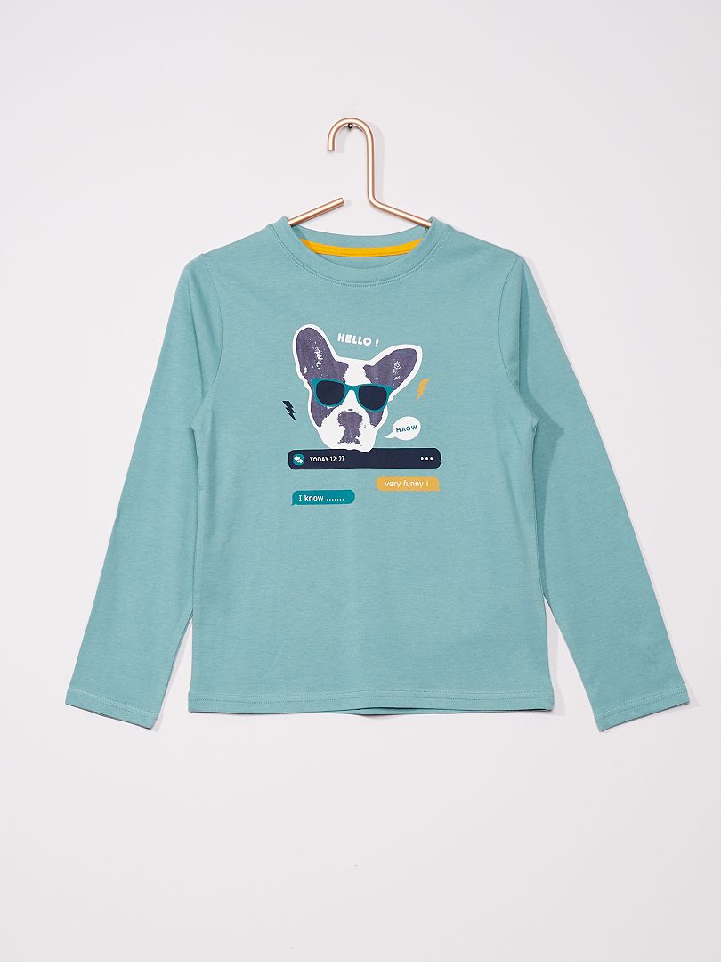 tee shirt vert d eau