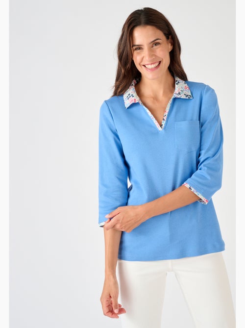 T-shirt effet 2 en 1 - Damart - Kiabi