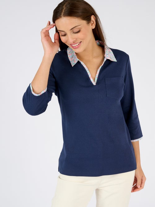 T-shirt effet 2 en 1 - Damart - Kiabi