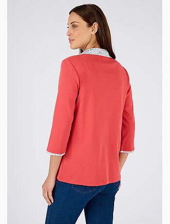 T-shirt effet 2 en 1 - Damart