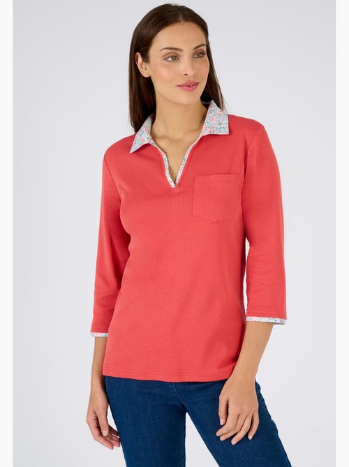 T-shirt effet 2 en 1 - Damart - Kiabi