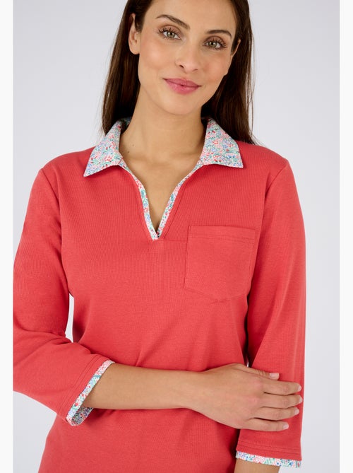 T-shirt effet 2 en 1 - Damart - Kiabi