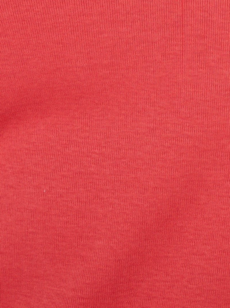 T-shirt effet 2 en 1 - Damart Rouge - Kiabi