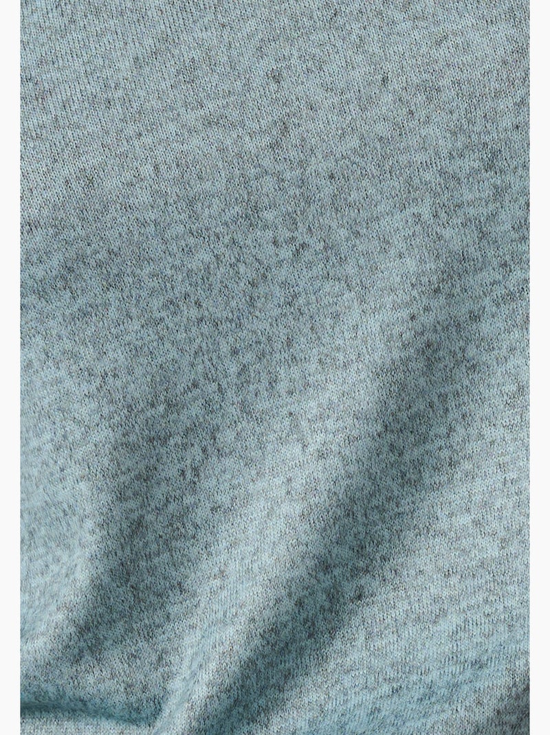T-shirt effet 2 en 1 maille chaude - damart Bleu givrée - Kiabi