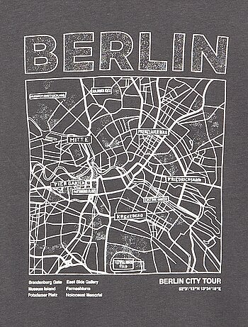 T-shirt effet 2-en-1 manches longues