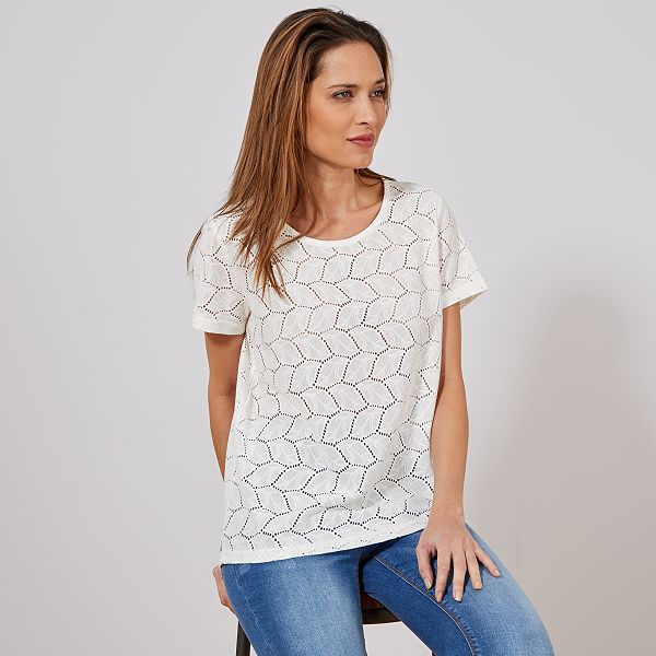 t shirt dentelle