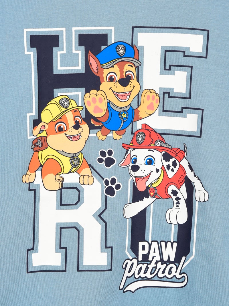 T-shirt effet doubles manches 'Pat Patrouille' Bleu - Kiabi