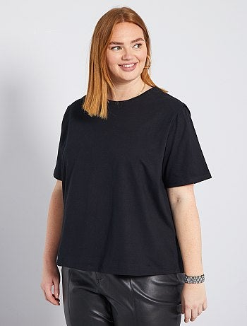 T-shirt effet épaulettes