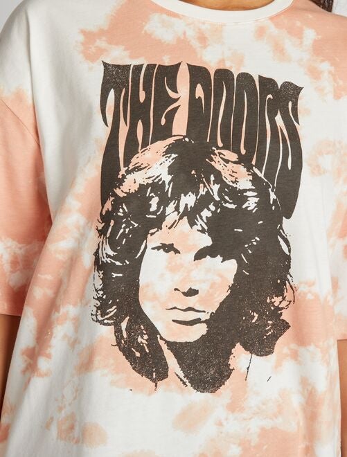 T-shirt effet tie and dye 'The Doors' - Kiabi