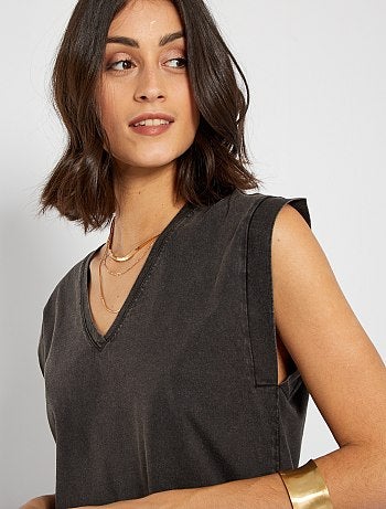 T-shirt effet vieillit éco-conçu