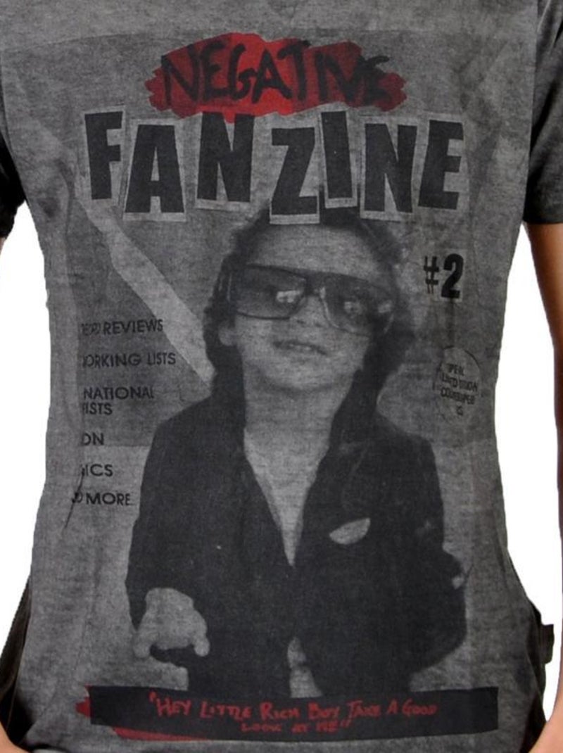 T-Shirt Eleven Paris Fanzine 2 Noir - Kiabi