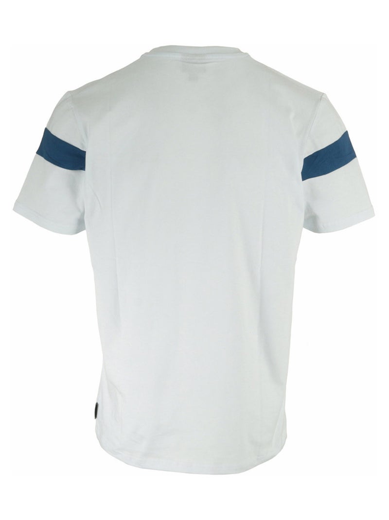 T-shirt Ellesse Caserio Tee Blanc Bleu ciel Bleu - Kiabi