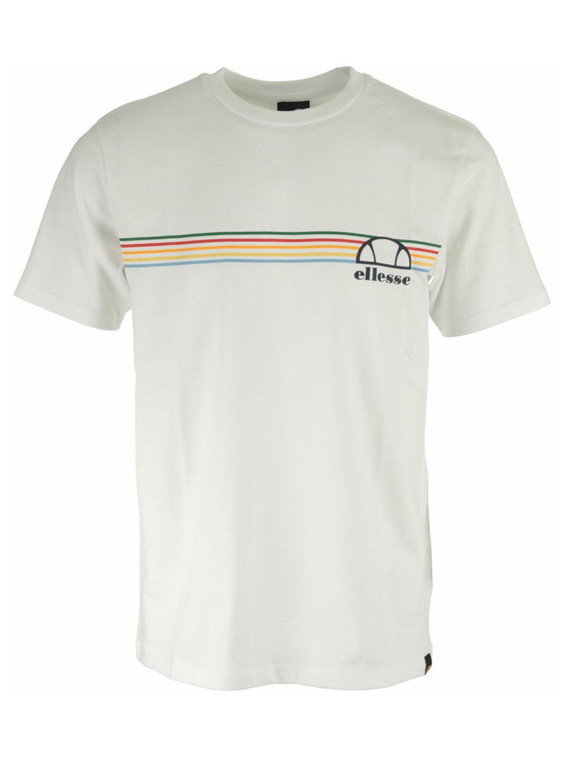 T-shirt Ellesse Lental Tee Blanc Multicolore - Kiabi