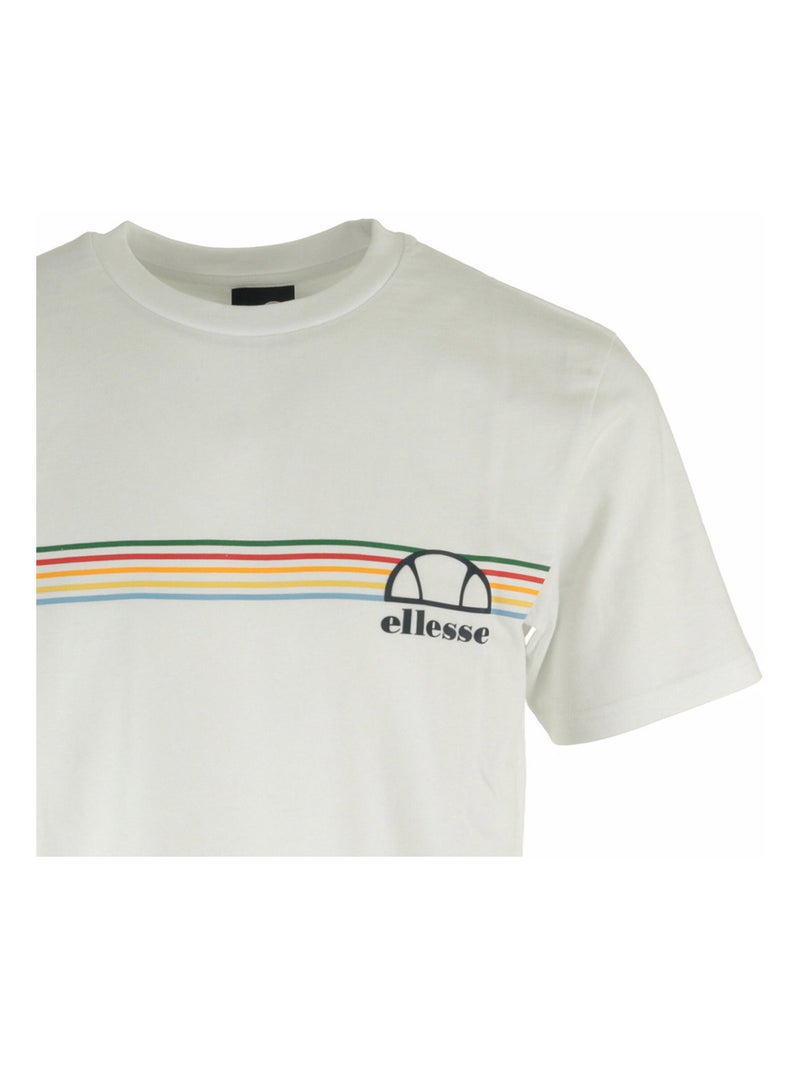 T-shirt Ellesse Lental Tee Blanc Multicolore - Kiabi