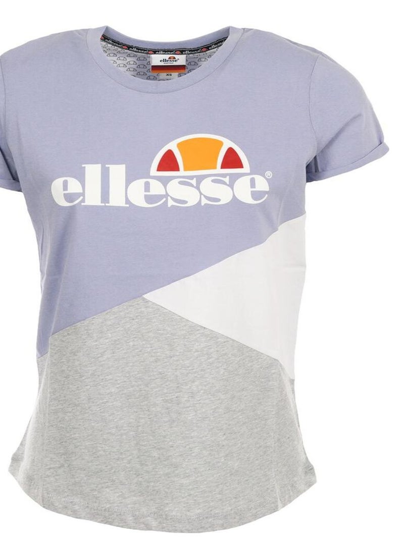 T-shirt Ellesse Wn's TMC Tricolore Violet - Kiabi