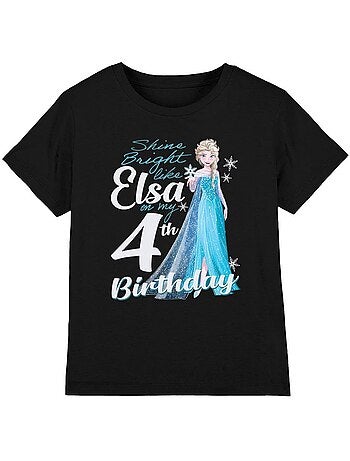 T-shirt elsa - la reine des neiges (occasion: 4ème anniversaire)