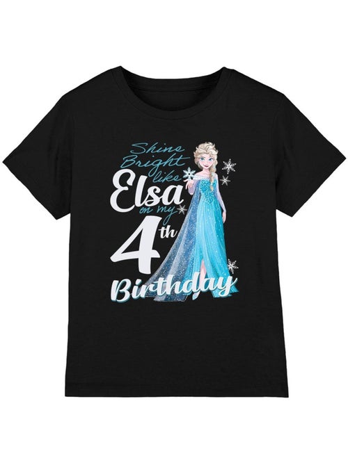 T-shirt elsa - la reine des neiges (occasion: 4ème anniversaire) - Kiabi