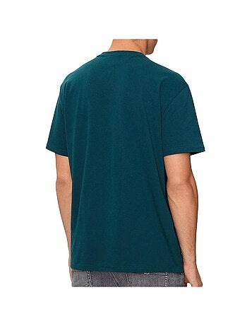 T-shirt Emeraude Homme Tommy Hilfiger Reg Signature