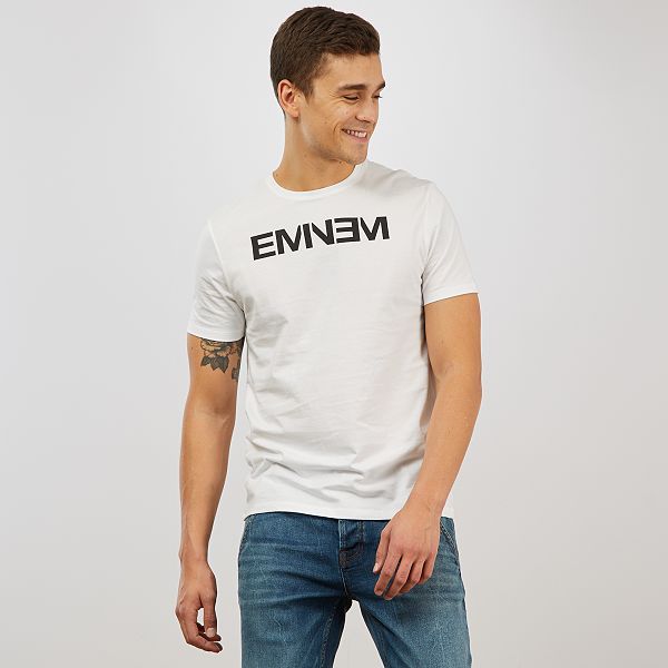 T Shirt Eminem Homme Blanc Kiabi 7 20