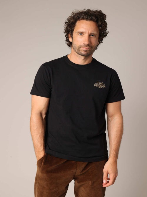 T-shirt en 100% coton avec imprimé “Original 1974” à l’avant et au dos. 'Deeluxe' - Kiabi