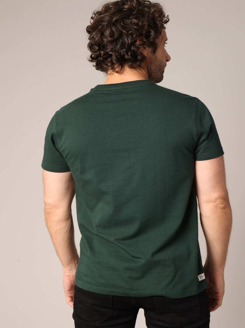 T-shirt en 100% coton avec imprimé original "chien en veste de mécano"  'Deeluxe' - Kiabi