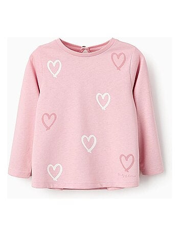 T-shirt en 100% coton et avec imprimé cœur/licorne NEW YORK