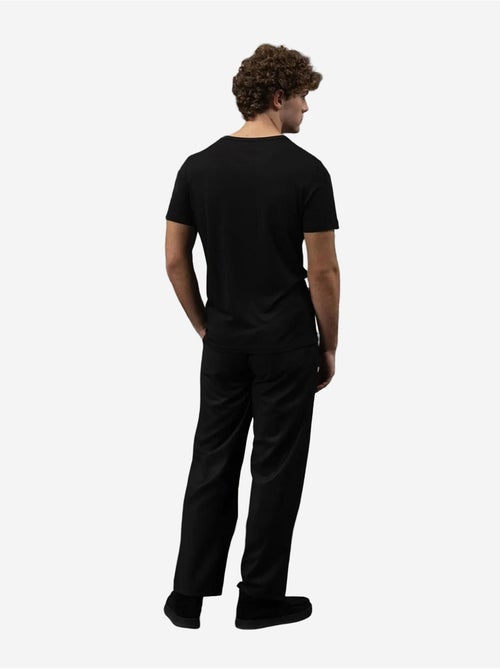 T-shirt en coton à col rond et coupe ajustée giesto - Kiabi