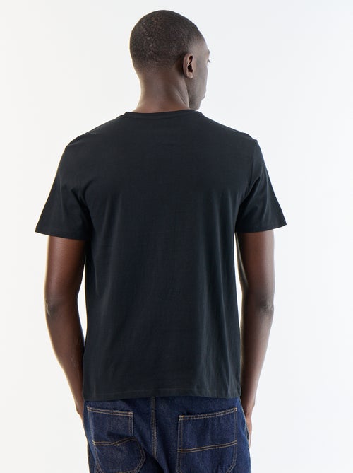 T-shirt en coton à col rond homme avec imprimé placé - Kiabi T-shirt en coton à col rond homme avec imprimé placé - Kiabi