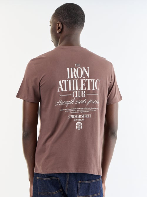 T-shirt en coton à col rond homme avec motif - Kiabi T-shirt en coton à col rond homme avec motif - Kiabi