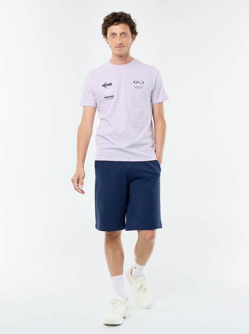 T-shirt en coton à col rond Homme avec motif placé - Kiabi T-shirt en coton à col rond Homme avec motif placé - Kiabi