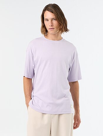 T-shirt en coton à col rond Homme