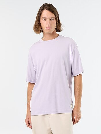 T-shirt en coton à col rond Homme