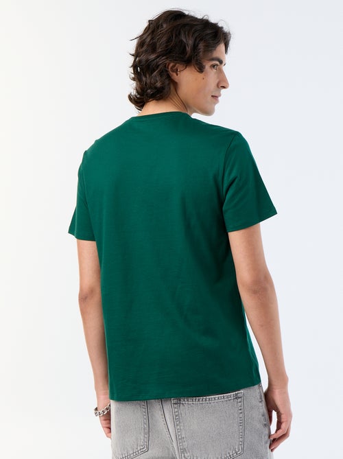 T-shirt en coton à col rond imprimé Homme - Kiabi T-shirt en coton à col rond imprimé Homme - Kiabi