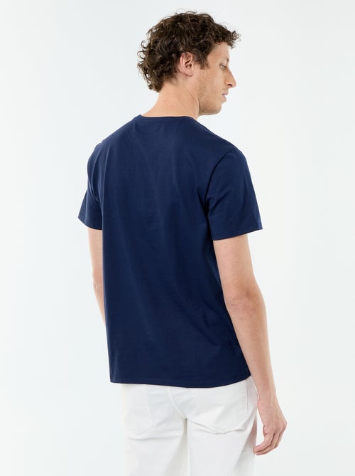 T-shirt en coton à col rond pour homme - Kiabi T-shirt en coton à col rond pour homme - Kiabi
