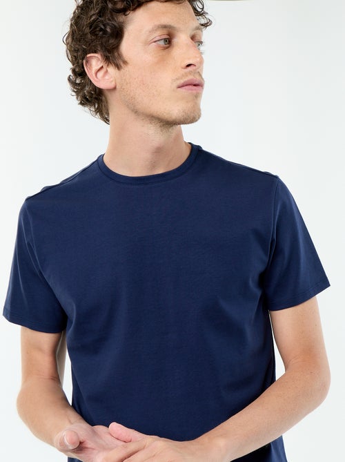 T-shirt en coton à col rond pour homme - Kiabi T-shirt en coton à col rond pour homme - Kiabi
