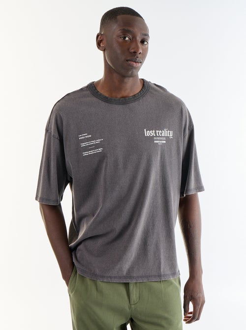 T-shirt en coton à col rond pour homme - Kiabi T-shirt en coton à col rond pour homme - Kiabi