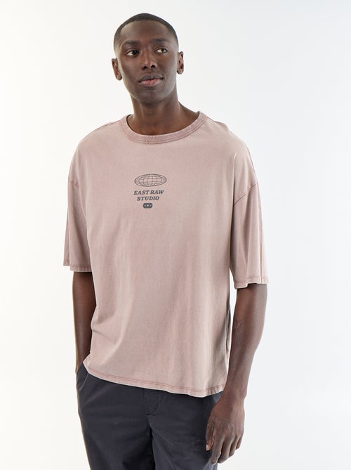 T-shirt en coton à col rond pour homme - Kiabi T-shirt en coton à col rond pour homme - Kiabi