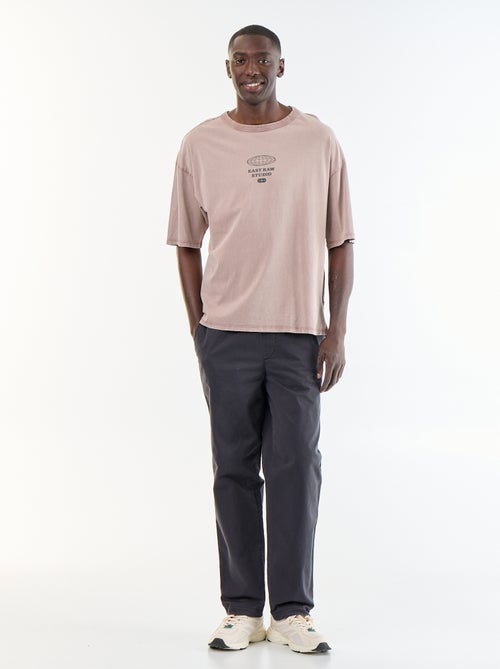 T-shirt en coton à col rond pour homme - Kiabi T-shirt en coton à col rond pour homme - Kiabi
